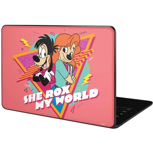 Disney She Rox My World Google Pixelbook Go Skin